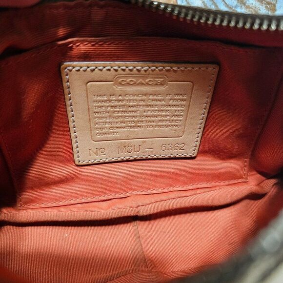 2003 Vintage Y2K Coach Buckle Demi Shoulder Bag in Khaki Signature Jacquard - Picture 8 of 8